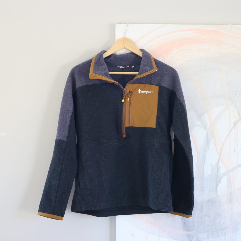 Cotopaxi Women's Abrazo Half-zip Fleece Pullover in Dark Gray, Size M